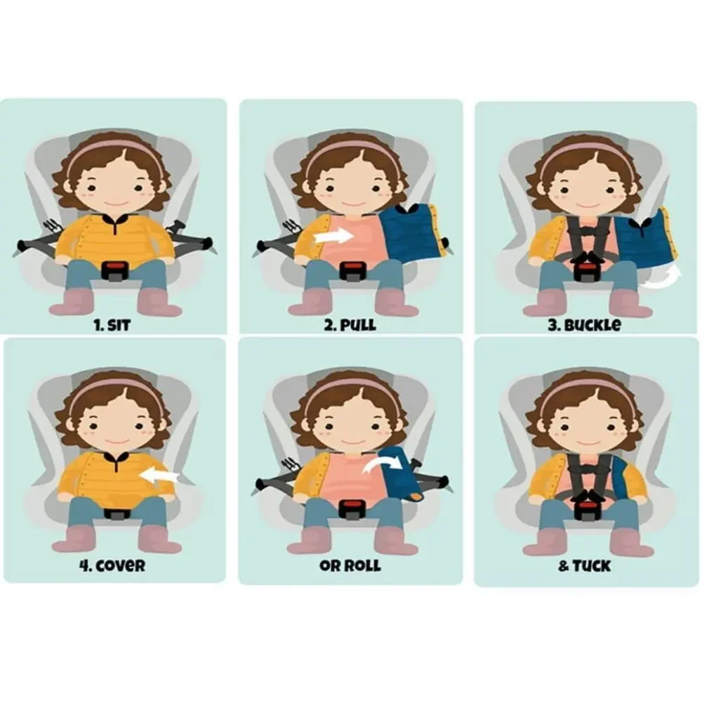 Buckle Me Baby 12M Coat Car Seat Coat Unisex Warm Winter Jacket Outdoors Safe